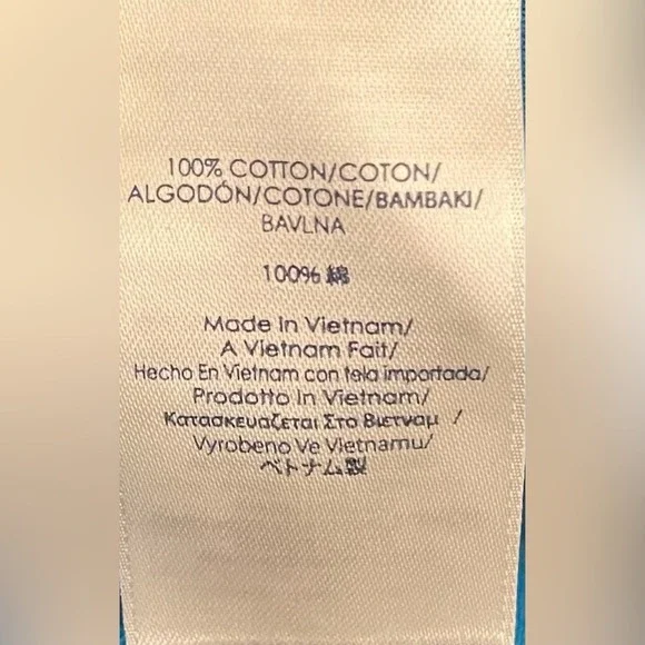 Chaps- Teal 3/4 Sleeve Women's Top Size L - Picture 8 of 8